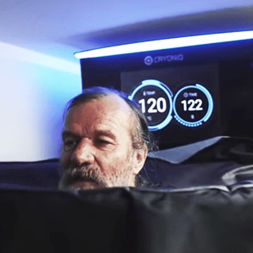 Wim Hof v kryosaune